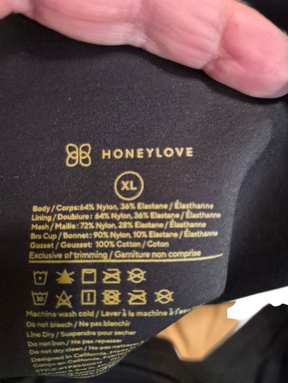 NWT Honeylove Mid Thigh Bodysuit Shapewear - XL. L31 - Picture 4 of 10